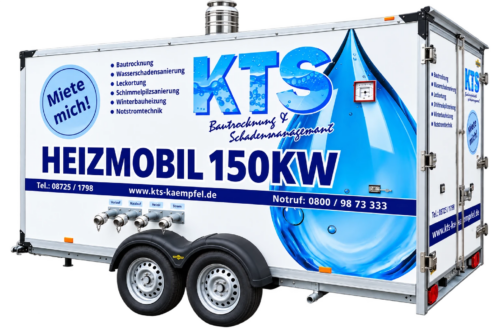 KTS Heizmobil 150 kW auf Anhänger